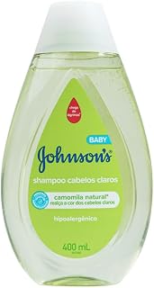 Johnson's Baby Shampoo Para Bebê Para Cabelos Claros, 400ml