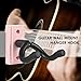 YUYTE Guitar Wall Mount, Guitar Hanger, Guitar Wall Hanger Mount, Guitar Holder Hook Stand Wall with Soft Silicone Padding, for All Size Guitar, Ukulele, Mandolin (Pink)