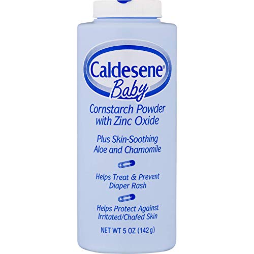 Caldesene Baby Cornstarch Powder With Zinc Oxide - 5 oz Bottle (Pack of 1)