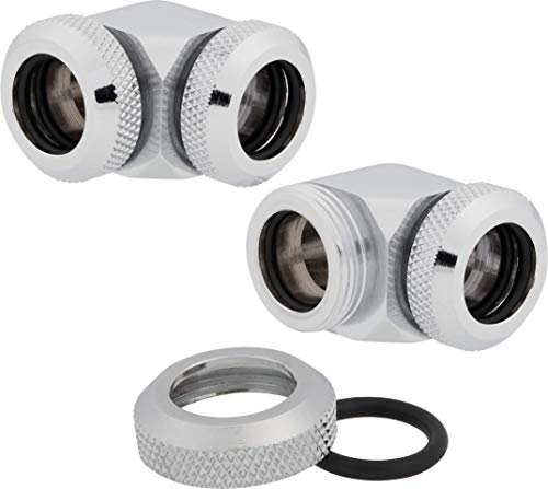 Embouts OD 12 mm Corsair Hydro X XF Hardline raccord 90° chrome tube rigide PC