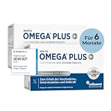 Omega 3 Kapseln hochdosiert – 1 Kapsel täglich liefert 800 mg Omega-3 (400 mg EPA & 300 mg DHA) – einzeln geschützt für Frische & Stabilität – Fischöl in Triglycerid-Form (180 Kapseln)