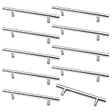 【Ce Que vous Obtenez】Le colis comprend 10 poignees de meuble noires. Nous associons également des vis standard pour une installation facile.