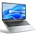Produktbild SGIN 15,6 Zoll Laptop 4 GB DDR4 128 GB SSD (TF 512 GB), Laptop Windows 11 mit Celeron N4020, bis zu 2,8 GHz, Bluetooth 4.2, 2 x USB 3.0, WiFi Dualband (Silber)