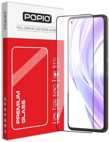 POPIO Military-Grade Gorilla Tempered Glass for Xiaomi Mi 11 Lite / 11 Lite 5G NE / 11 Lite 5G | 9H Hardness, Edge-to-Edge, Bubble-Free