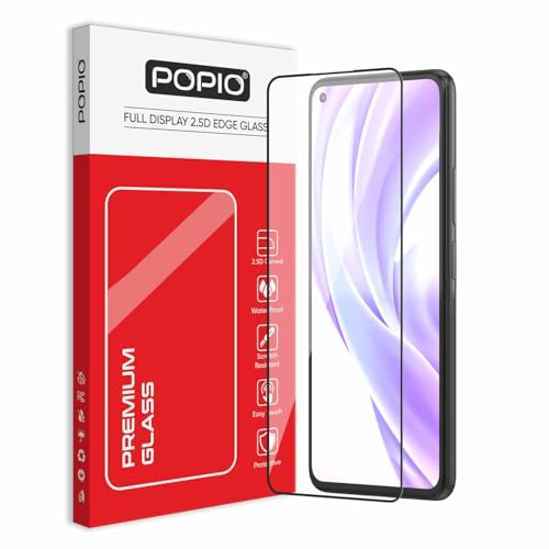 Image of POPIO Military-Grade Gorilla Tempered Glass for Xiaomi Mi 11 Lite / 11 Lite 5G NE / 11 Lite 5G | 9H Hardness, Edge-to-Edge, Bubble-Free