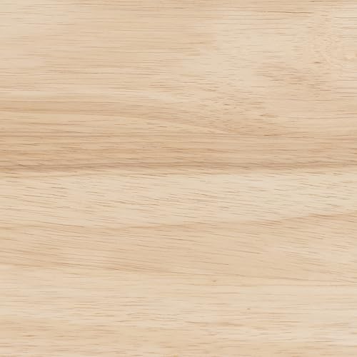 Image of Linon Zeke Unfinished Solid Wood Backless Round Counter Stool with 24 Inch Seat Height