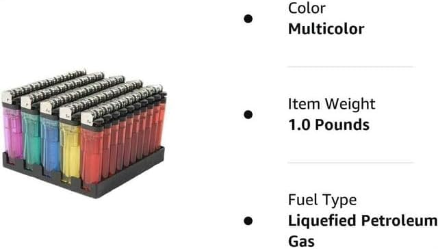 Amazon.com: Lot Classic Disposable Lighter Soft Flame Kitchen Lighter -  Newly Improve Quality Upgraded, Perfect Strike Every Time - Lighters in  Assorted Colors, Pocket Style