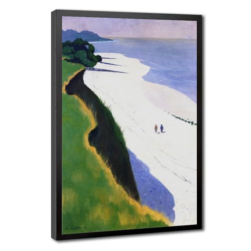 Impression sur toile The White Beach Felix Vallotton cadre 50x75 cm