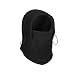 massmall Thermal Warm Fleece Full Face Mask Balaclava CS Mask Head and Neck Cover Warmer Windproof Hooded Scraf Hat for Winter Outdoor Sports Cycling Motorcycle Bike Ski Snowboard Fishing (Black)