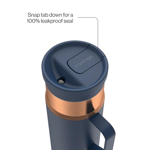 Contigo SnapSeal Stainless Steel Water Bottle, Straw-Compatible, 20oz - image 3