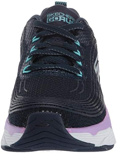 Skechers Women's Max Cushioning Elite Running Walking Sneaker, Navy/Lavender, 12 | Image 1