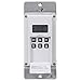 Intermatic EJ600 120 Volt Indoor Digital Astro In-Wall Timer, White, med