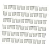 VILLFUL 200 Piezas Vasos de Papel Desechables Blancos para Fiestas y Oficina Unidades para Café Té Espresso y Bebidas Calientes Diseño Anti-derrame Práctico y Elegante