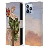 Head Case Designs Licenciado Oficialmente Rachel Anderson Amanecer Hadas Carcasa de Cuero Tipo Libro Compatible con Apple iPhone 13 Pro MAX