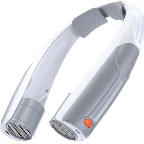 Image of AaoLin Portable Neck Fan USB-C Rechargeable, with 6000mAh Battery, Hands-Free Personal Fan 6 Speeds, 6-20Hrs Cooling, Adjustable 11oz Lightweight, Neck Cooler for Outdoor Sports /Gym /Office