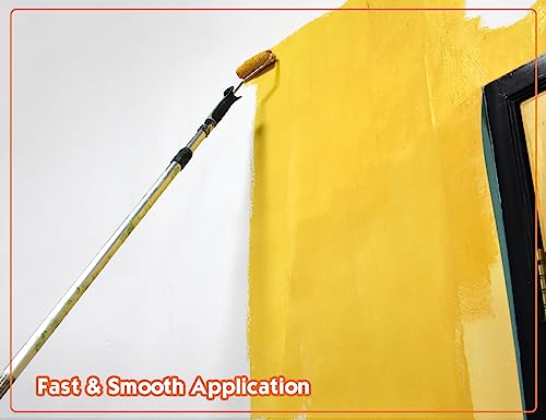 ROLLINGDOG Mini moldura de rolo jumbo de 10 cm – moldura estilo gaiola de 10 cm com abas de bloqueio