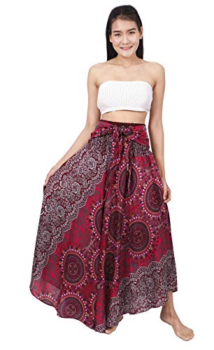 Banjamath® Women's Long Bohemian Style Gypsy Boho Hippie Skirt3