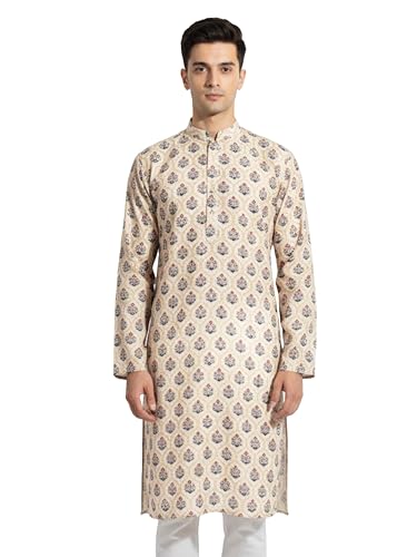 Kurta en lin pour homme VASTRAMAY costume indien traditionnel de mariage