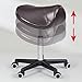 MASTER HEALTH PRODUCT Massage Professional Ergonomic Saddle Stool, Adjustable Pu Leather Hydraulic Rolling Stool, Hygienic Clinic Spa Massage Stool,Salon Chair with Swivel Wheels