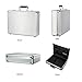 Bory Aluminum Hard Case Briefcase Silver Toolbox Professional Carrying Case Aluminum Flight Cases Portable Equipment Tool Case