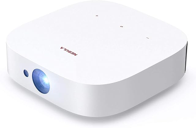 Anker NEBULA Solar Portable Projector, Full HD 1080p Smart Projector, 400 ANSI Lumens (1,100 Lumens), 4K Supported, Autofocus, Keystone Correction, Built-In Stand, Up to 3-Hour Video Playtime