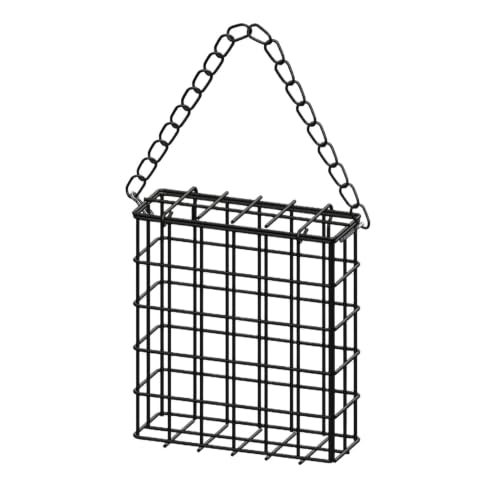 Wildvogel- Suet- Kuchen- Futterkäfig, Metallgeflecht Zum Aufhängen Für Den Außenbereich, Garten, Kugelfinken, Kardinalmeise, Drosseln, Terrassenhof- Dekoration | Robuster Draht Zum Füttern-9