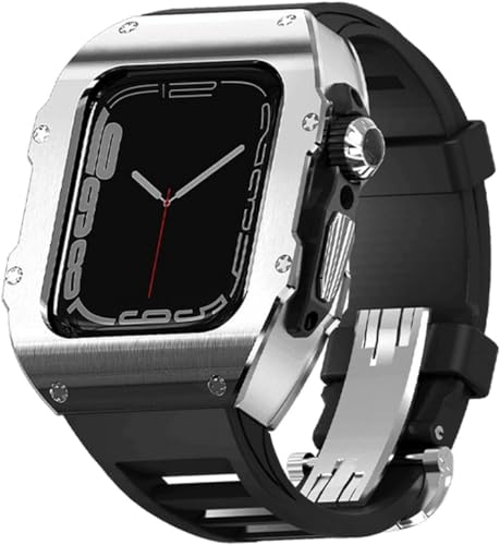 Bracelet en caoutchouc fluor et boîtier de montre en acier inoxydable antichoc SCHIK Rm Style