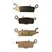 Demon Powersports Front Right Sintered Brake Pads for (2008-15) Yamaha Grizzly/Raptor, In High Density Sintered Metallic Material For Better Grip, Reduced Brake Fade, Instant Braking, Longer Life Span