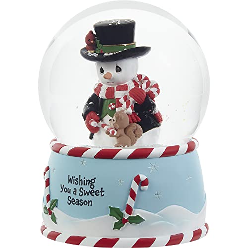 Precious Moments 221103 Wishing You A Sweet Season Annual Snowman Musical Resin/Glass Snow Globe #TOP2
