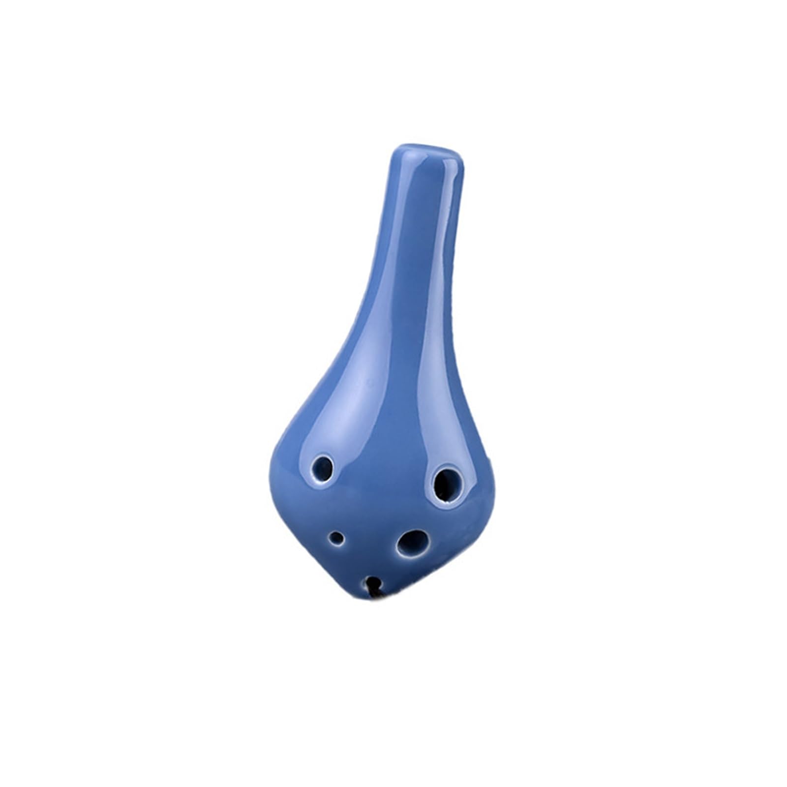 Set Ocarina Ocarina A Sei Fori In Do Acuto Con Bocchino Lungo Viola Smaltato