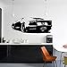 Autocollants muraux en vinyle de voiture de sport art style de mode moderne autocollants pour chambre d'enfants stickers muraux autocollants muraux A2 43x108cm