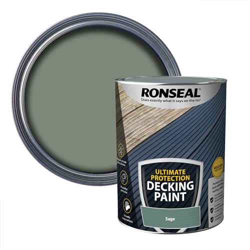 Ronseal Ultimate DECKING Paint SAGE 5L