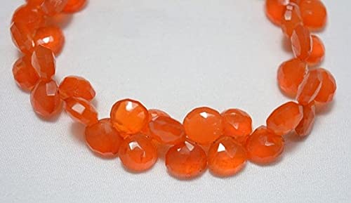 Cornaline en cœur de 8mm pour façonner vos bijoux d'été et colliers bohèmes chic