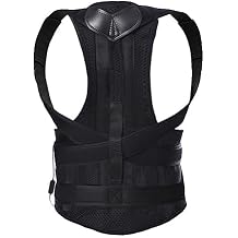 NICHOY Posture Corrector - Adjustable Posture Corrector, Back Posture Correction, Relieve Shoulder and Back Pain, Correct The HumpA,XL-XL