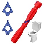 Toilet Seat Spanner Plumbing Tools, Toilet Seat Tightening Tool, Universal Removal Installation Wrench with Replacement Heads, for 10/13/17mm Professional Plastic High-Strength Installation Key