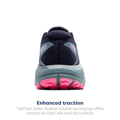 Brooks Brooks Women’s Divide 5 Trail Running Shoe - Peacoat/Black/Pink - 6.5 Medium
