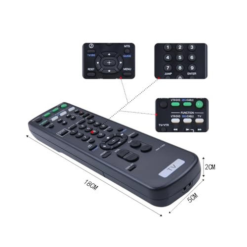 Télécommande de rechange RM-Y168 pour Smart TV Sony contrôle complet
