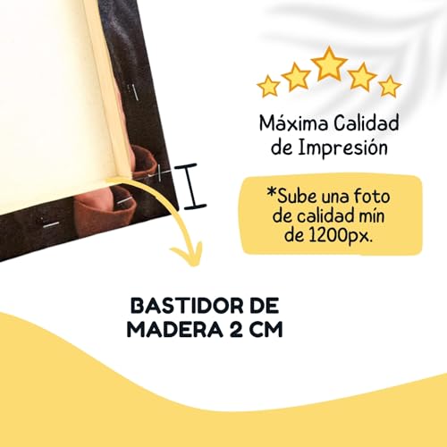 Miniatura 3 de Cuac Revolution Cuadro Personalizado Con Foto. Lienzo Personalizado. Impresión Con Foto Sobre Bastidor En Diferentes Tamaños. 20x30 Cm