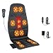 IDODO Vibration Car Back Massager, Back Massage Cushion with Heat, 10 Vibrating Motors & Heating Therapy to Release Stress and Fatigue, for Car, Home and Office Use
