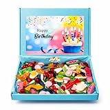 Birthday Sweets Gift Box – Pick and Mix Sweets Selection, Assorted Sweet Box Gift for Kids & Adults, Colourful Sweets Gift Box for Birthdays & Celebrations