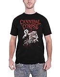 All Sizes Cannibal Corpse T Shirt Stabhead 2 Band Logo Nue offiziell Herren Schwarz M