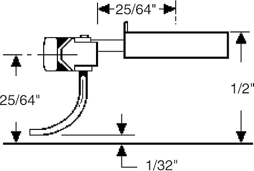 Miniatura 2 de Kadee HO Acoplador de bigotes, sobreajuste de 25/64" (2 Pr)