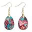 Blue Red Jasper Waterdrop