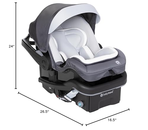 Baby Trend Secure-Lift Infant Car Seat, Dash Grey - Thumbnail 3
