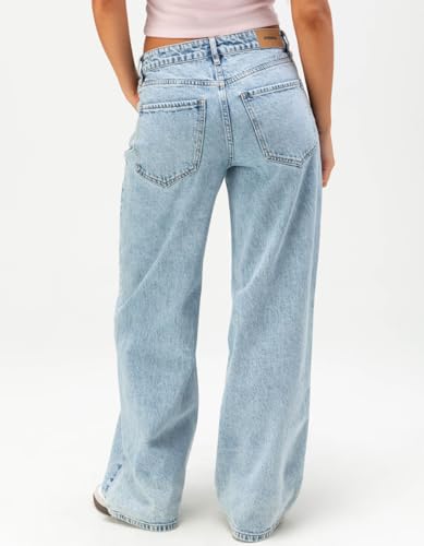 Rsq Womens High Rise Baggy Jeans3