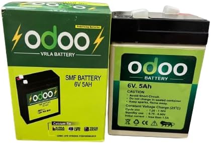 Odoo 6 Volt 5ah vrla smf Rechargeable Battery