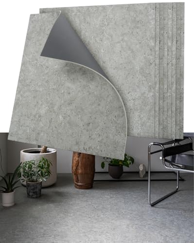 MAIHAUS �t���A�^�C�� �u������ �嗝�Β� �O���[ �ڒ��ܕs�v DIY ���� 450×450mm ����3mm 160���Z�b�g�i��20��j ���ݑΉ� �u���~���^�C�v �y�嗝�Β��O���[20��z