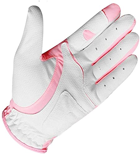 Women's Golf Gloves Golf Gloves Women's Fashion Breathable Wear-Resistant Non-Slip Golf Practice Gloves Multicolor Riding Gloves Golf Gloves Gloves (Color : Yellow, Size : Medium) #TOP7