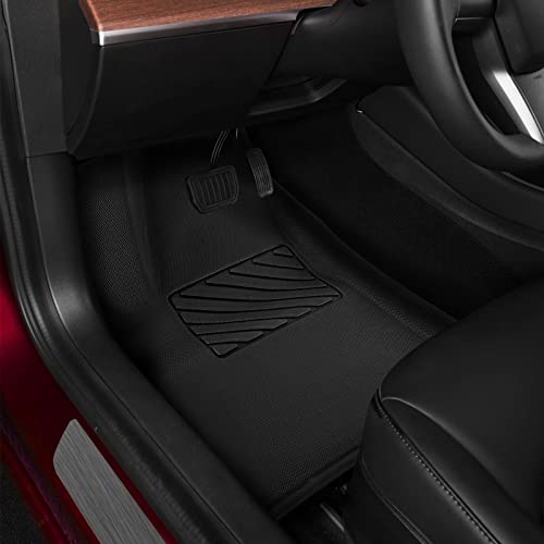 Support Us Business Fits Tesla Model 3, Floor Mats Complete Set (7 Piece) All Weather Custom Fit 2021 2022 2023 All-Weather Cargo Liner Rear Cargo Tray Trunk Floor Mat Interior Accessories #TOP2