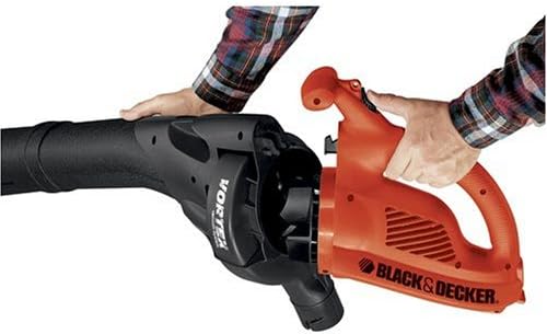 Amazon.com: Black \u0026 Decker bv2500 12 A eléctrico soplador Vac, Anaranjado :  Patio, Césped y Jardín